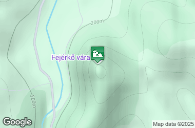 Fejér-kő várának romjai