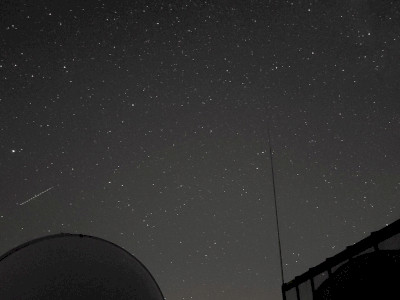 Egy hajnal a Bükki Csillagda teraszán