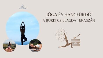 Jóga és hangfürdő a Bükki Csillagda teraszán