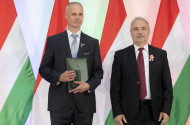 Magyar Ezüst Érdemkereszt állami kitüntetést vehetett át kollégánk