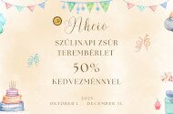 Szülinapi zsúr terembérlet féláron a Szeleta Parkban!