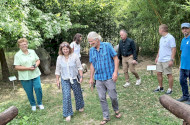 UNESCO Geopark ellenőrök az Ősmaradványoknál